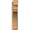 Ekena Millwork Merced Block Rough Sawn Outlooker, Western Red Cedar, 8"W x 32"D x 38"H OUT08X32X38MRC05RWR - alternate 3